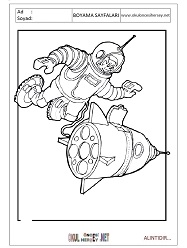 Astranot boyama sayfaları